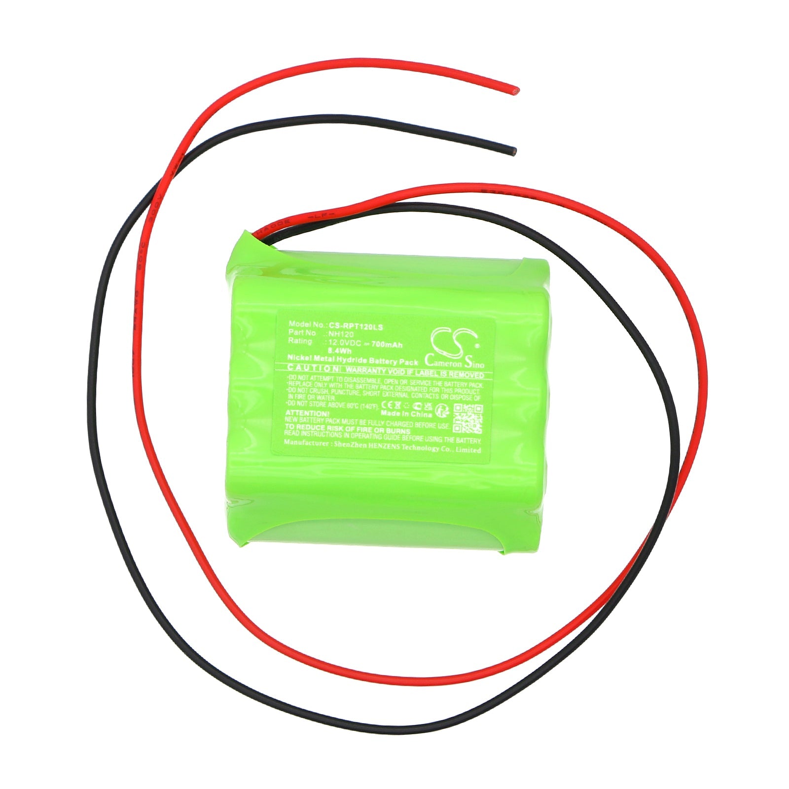 12V NiMH 700mAh Rechargeable Battery for Rp Technik NH120 20109 LEX Emergency Lighting - Power Backup for Exit Signs, Safety Lights & Emergency Equipment (8.4Wh)