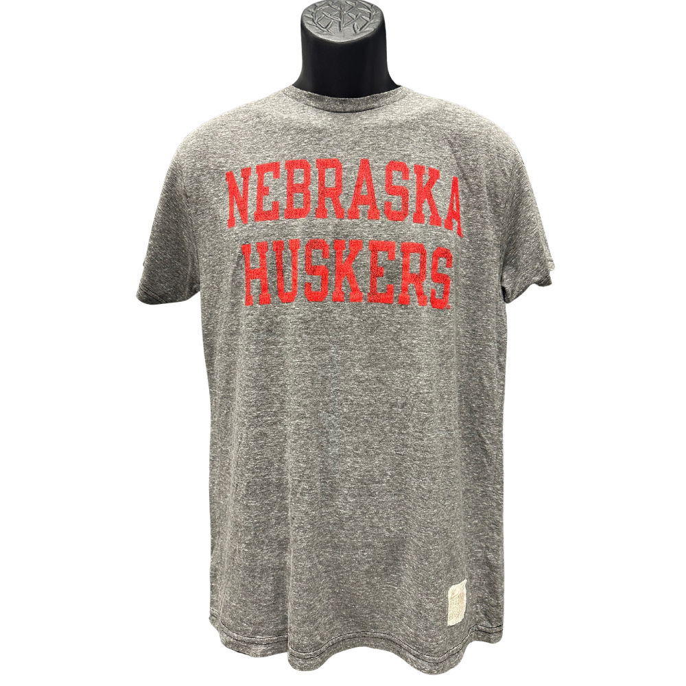 Nebraska Huskers Bold Tri-Blend T-Shirt for Men - Comfortable & Stylish Fan Apparel for Game Day, Tailgating & Casual Wear