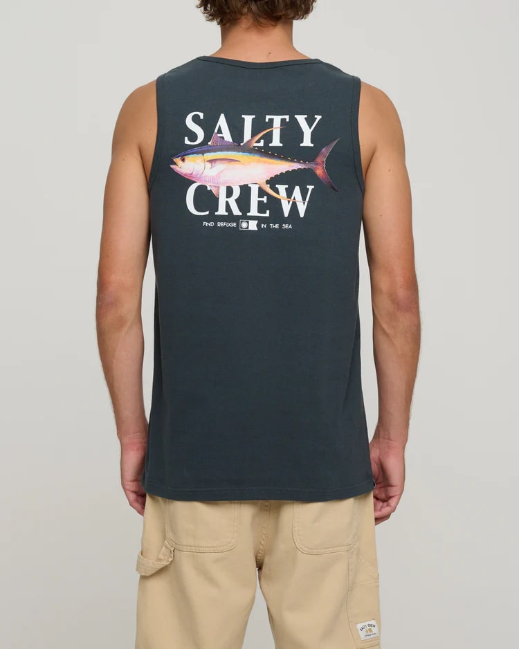 Salty Crew Yellowfin Tank Top - Men's Quick-Dry Fishing Shirt for Summer & Outdoor Activities