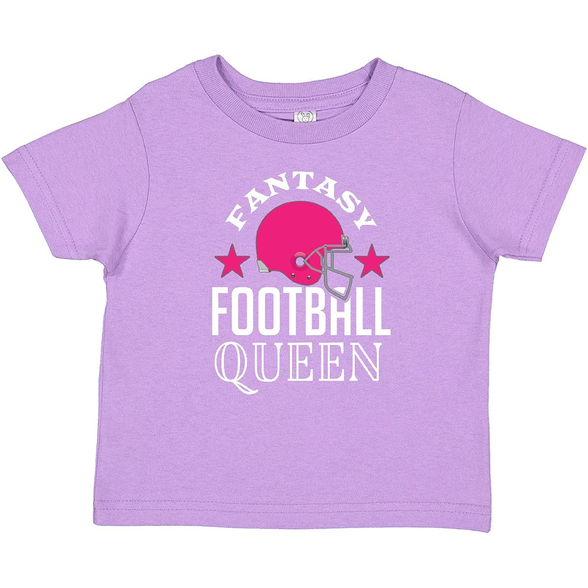 Inktastic Fantasy Football Queen Baby T-Shirt - Cute & Soft Cotton Tee for Toddler Girls - Perfect for Game Day, Birthday Gifts & Family Photos