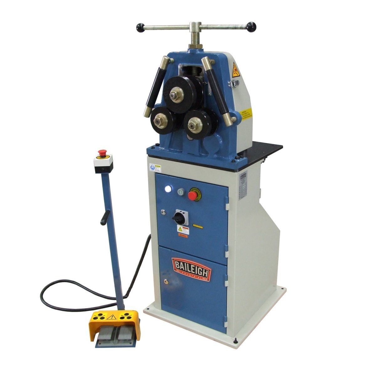 Baileigh R-M10E Manual Roll Bender - Heavy Duty Metal Bending Tool for DIY Projects, Metalworking & Fabrication - Perfect for Home Workshops, Metal Art, and Industrial Applications