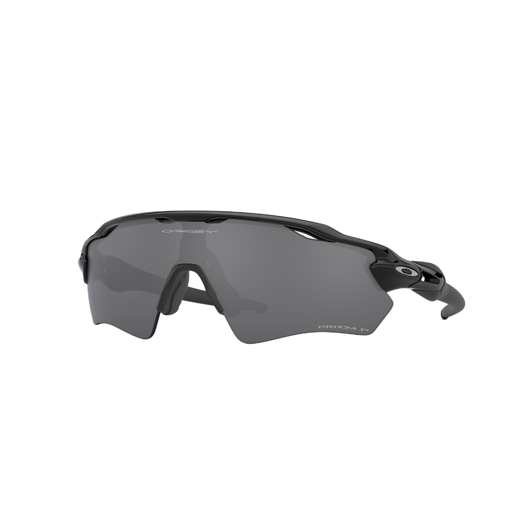 Oakley Youth Sun Radar EV XS Path Sunglasses - Polished Black Frame with Prizm Black Polarized Lenses - Model 0OJ9001 900116 - Perfect for Kids Outdoor Sports, Cycling, and Beach Activities