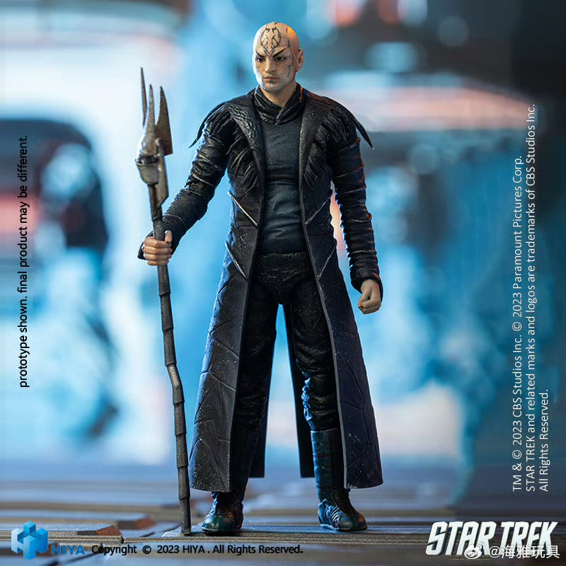 PRE ORDER 1/18 Scale HIYA 4-Inch Action Figure - Exquisite Mini Series STAR TREK 2009 Nero Collectible - Perfect for Display, Gifts & Sci-Fi Collections