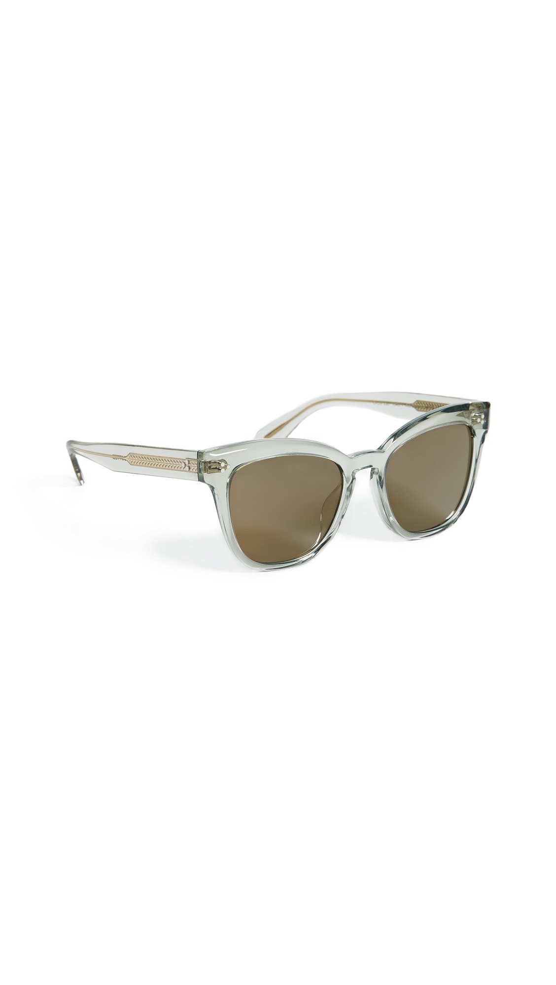 Oliver Peoples Marianela Sunglasses for Women - Washed Sage/Graphite Gold Frame - UV Protection Fashion Shades - Perfect for Beach, Driving & Outdoor Activities