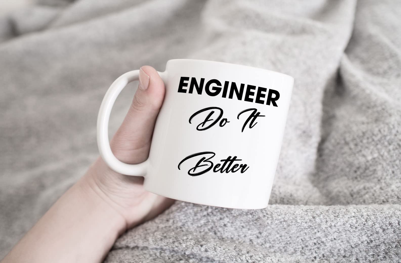 Funny Engineer Coffee Mug - Cute Novelty Gift for Men & Women - Perfect for Coworkers, Family, Holidays, Birthdays & New Year - Great Appreciation Gift Idea for Engineers - Ideal for Office Use & Home Coffee Breaks