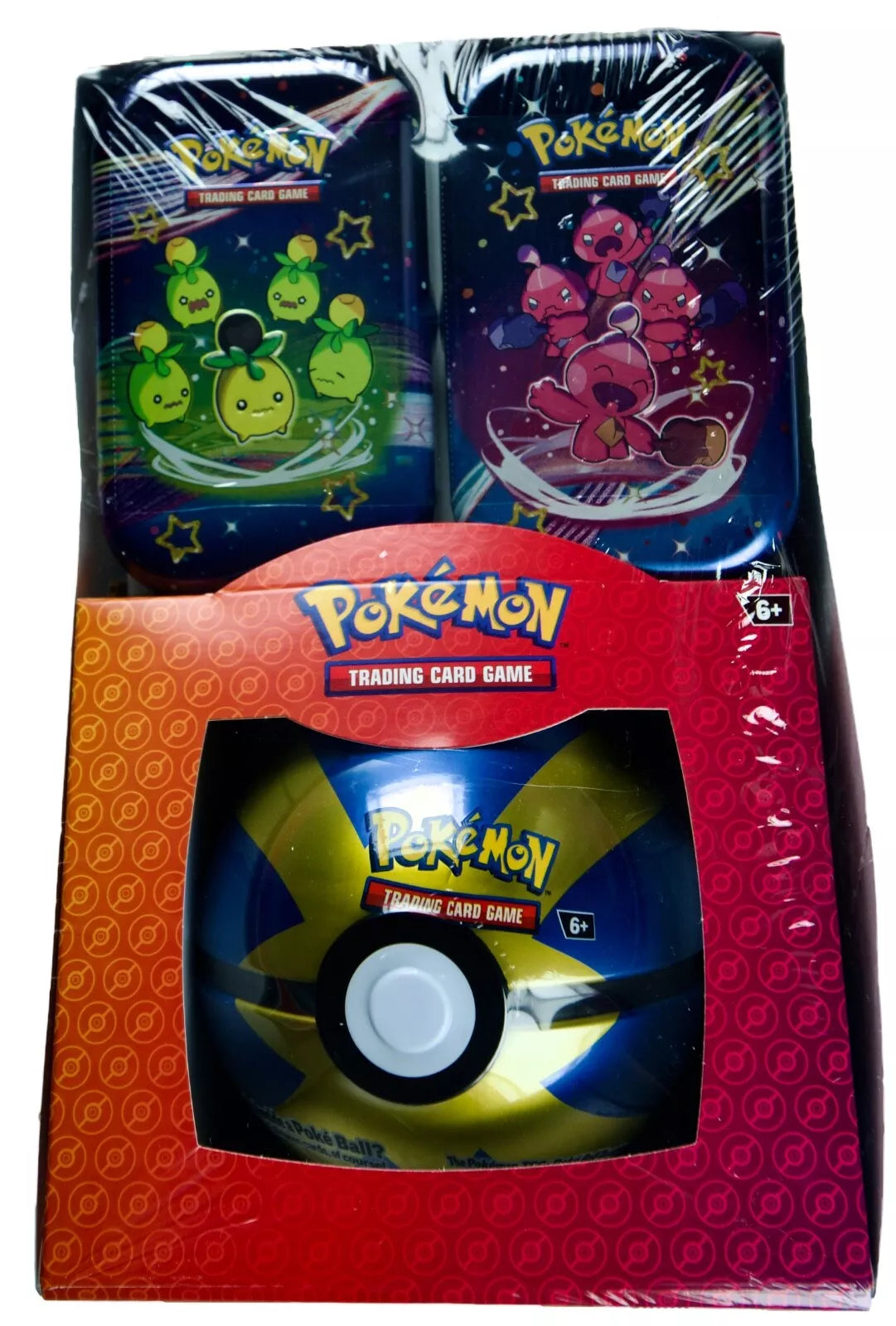 Pokemon Paldean Fates Mini Tins & Poke Ball Tin - Collectible Trading Card Game Accessories for Battles, Gifts & Display