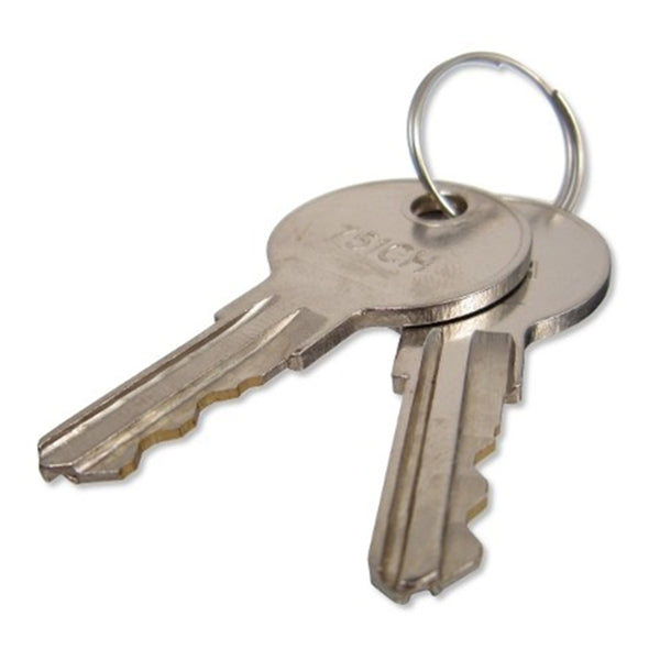 Hunter 122516 CH751 Cabinet Replacement Keys (2 Pack) - Secure Access for Electrical Panels, Server Racks & Control Cabinets