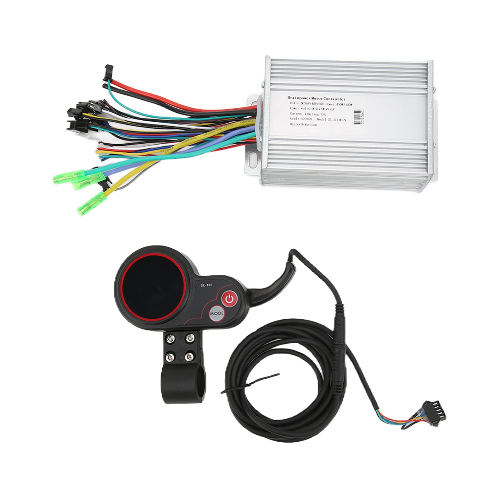 VGEBY Brushless Motor Controller - Waterproof & Intelligent Heat Dissipation for Electric Bikes with LCD Backlit Display | Perfect for E-Bike Upgrades, DIY Projects & Outdoor Cycling
