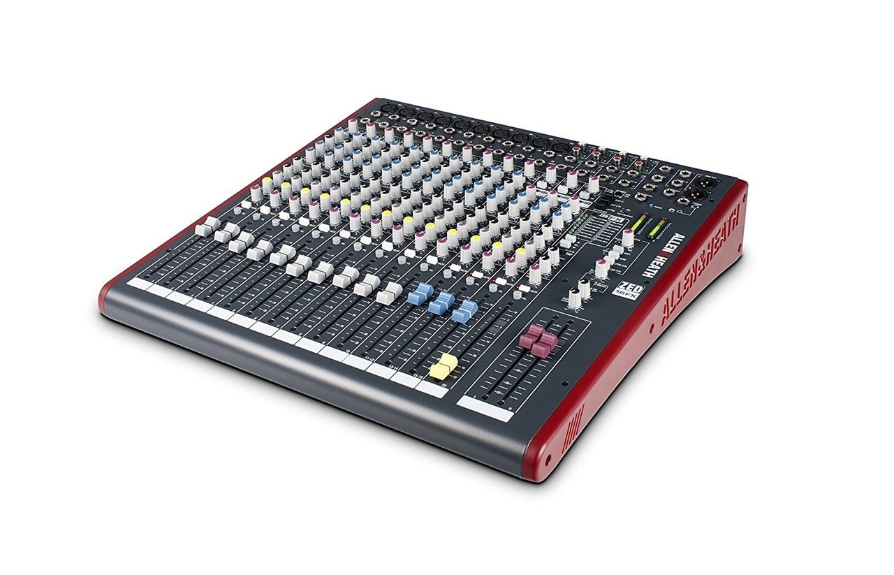 Allen & Heath ZED 16FX 16-Channel USB Audio Mixer with Built-In Effects - Professional Live Sound & Studio Recording Mixing Console for Bands, DJs, Podcasting & Home Studios