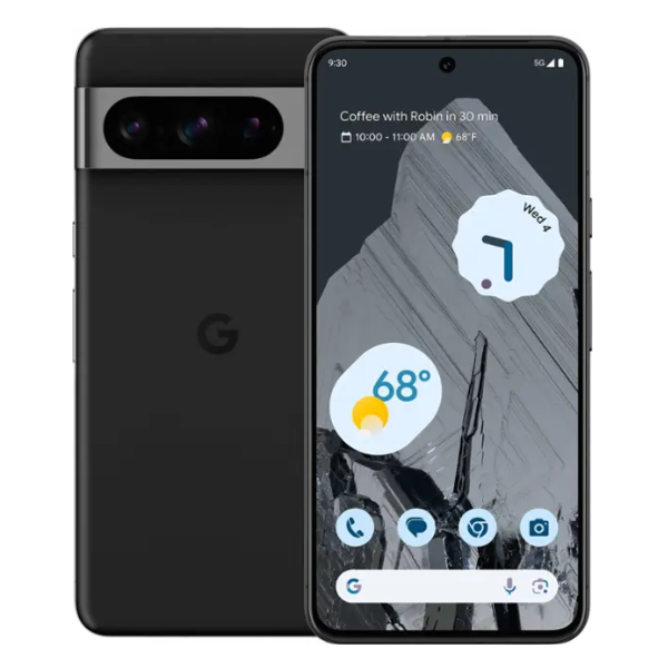 Google Pixel 8 Pro 128GB Unlocked Smartphone - Obsidian Black | Fast 5G Android Phone with Advanced Camera & Long Battery Life | Perfect for Photography, Streaming & Productivity