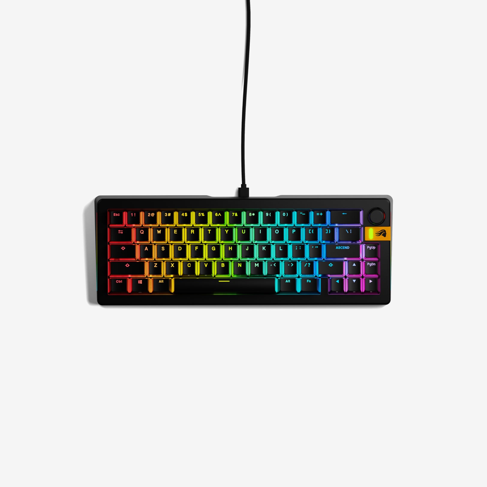 GMMK 3 HE Prebuilt Mechanical Gaming Keyboard - Hot-Swappable RGB Backlit Wired Keyboard for PC, Mac, PS5 - Perfect for Esports, Typing & Office Work