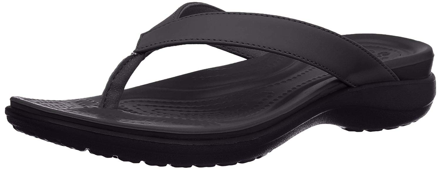 Crocs Women's Capri V Flip Flops - Comfortable Casual Sandals for Women | Beach, Pool & Summer Outdoor Wear