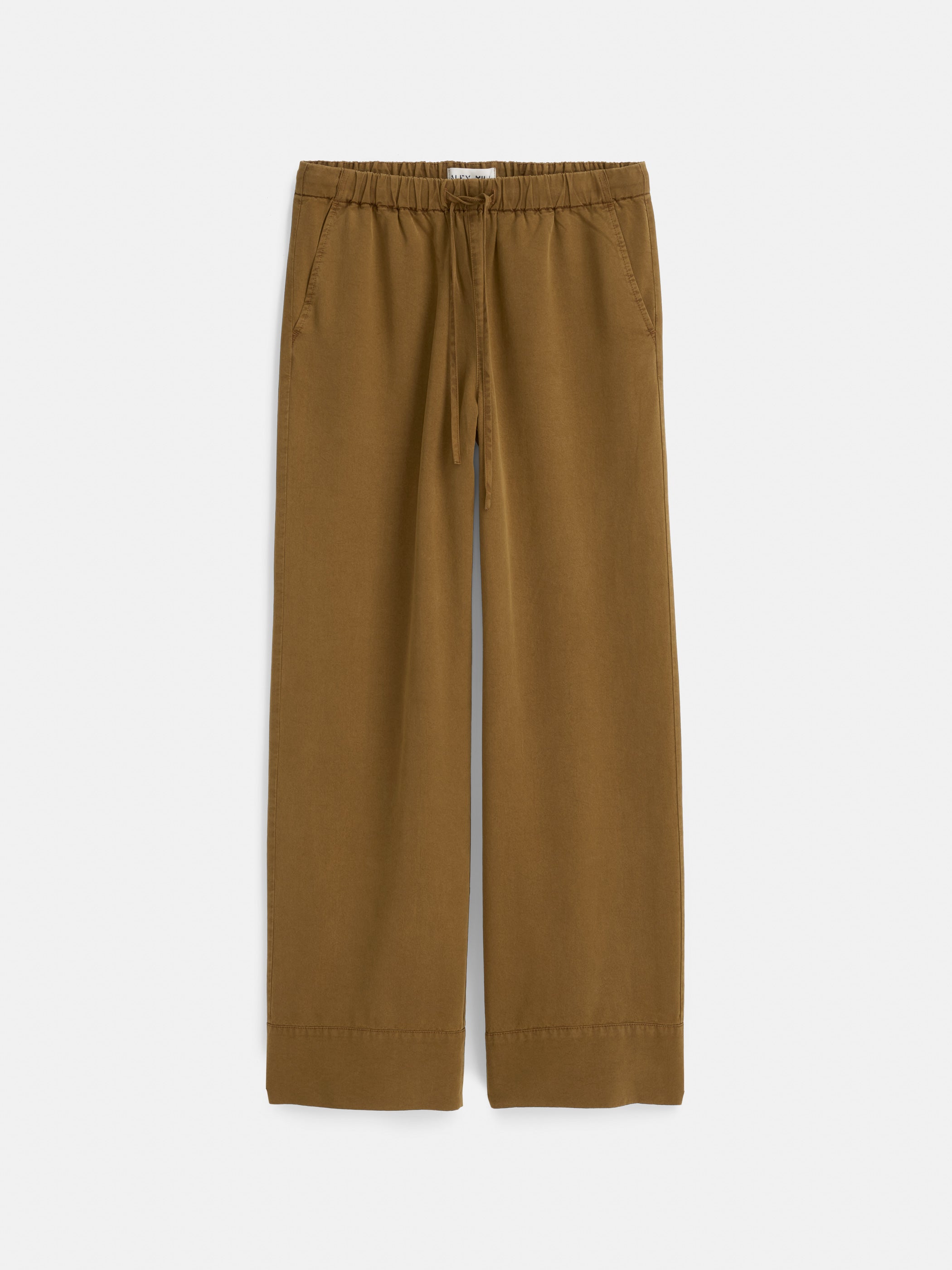 Riley Women's Drapey Twill Pants - Comfortable High Waist Wide Leg Trousers for Work, Office & Casual Wear | Plus Size Available