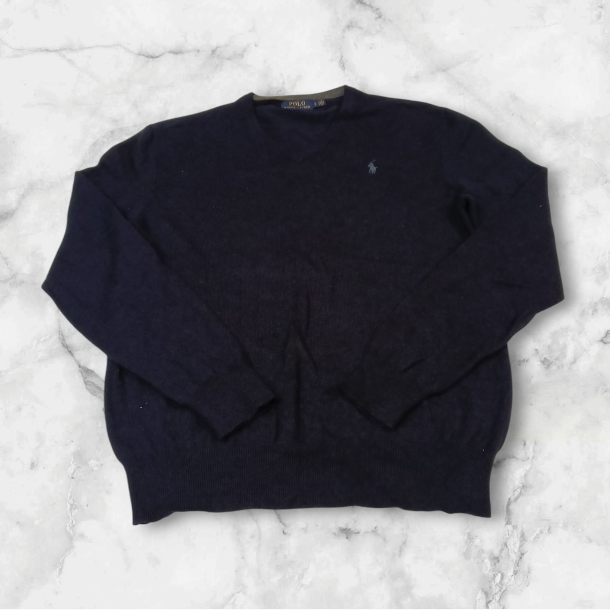Vintage Ralph Lauren Merino Wool Pullover Sweater XL - Cozy Winter Knitwear for Men, Casual & Office Wear