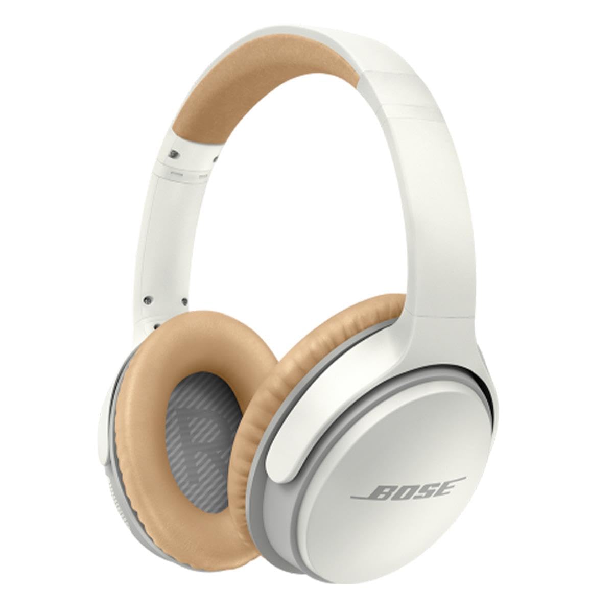 Bose SoundLink Around-Ear Wireless Headphones II - Premium Bluetooth Headset with Noise Isolation, 15-Hour Battery, Built-in Mic - White | Perfect for Travel, Workouts & Home Entertainment