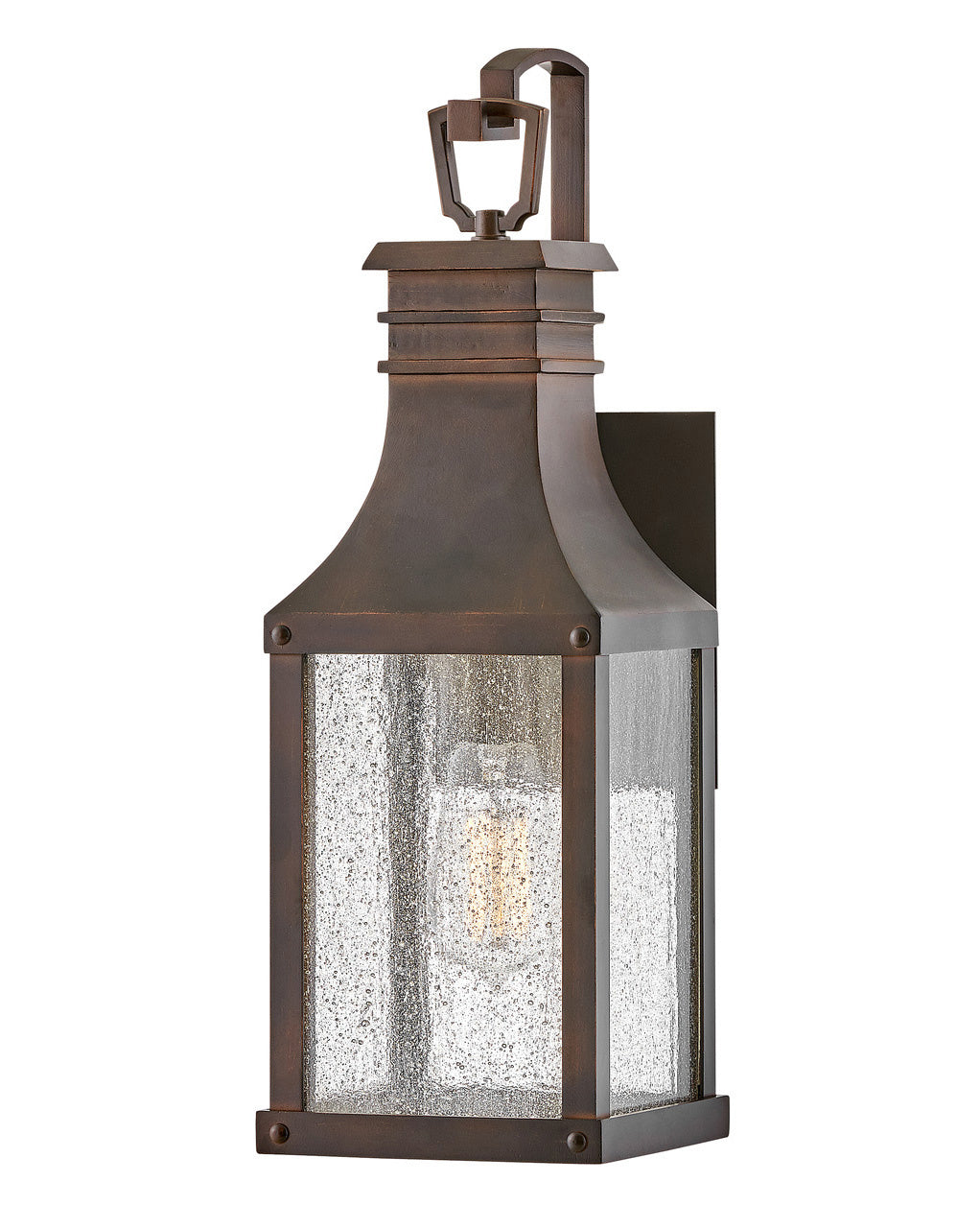 Beacon Hill Blackened Copper LED Wall Sconce - Modern Lighting Fixture for Bedroom, Hallway & Living Room Decor