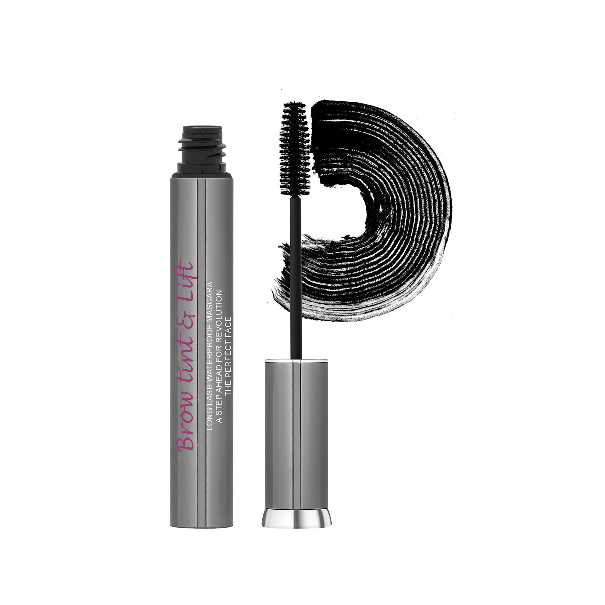 Colors Queen Brow Tint & Lift Waterproof Mascara | Smudge Proof, Quick Drying, Long Lasting (6ml) - Volumizes, Lengthens & Defines Lashes for Day & Night Makeup Looks