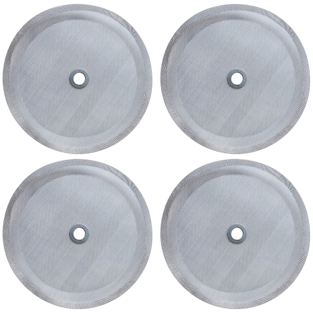 4 Pcs French Press Replacement Filter Screen - 4 Inch 304 Stainless Steel Mesh Filters for Bodum Coffee Makers | Reusable & Durable | Perfect for Home, Office & Camping Coffee Brewing