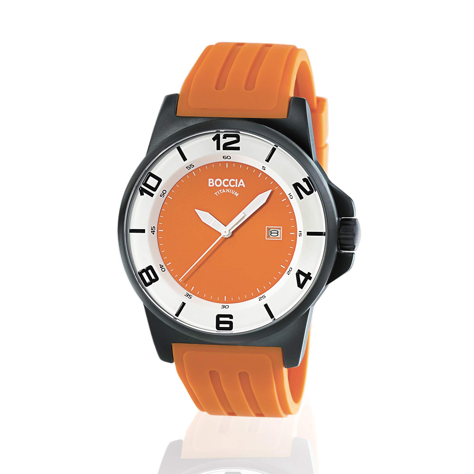 Boccia Titanium Watch for Men - Lightweight Durable 3535-40 Sports Watch with Date Display - Perfect for Running, Hiking & Outdoor Adventures
