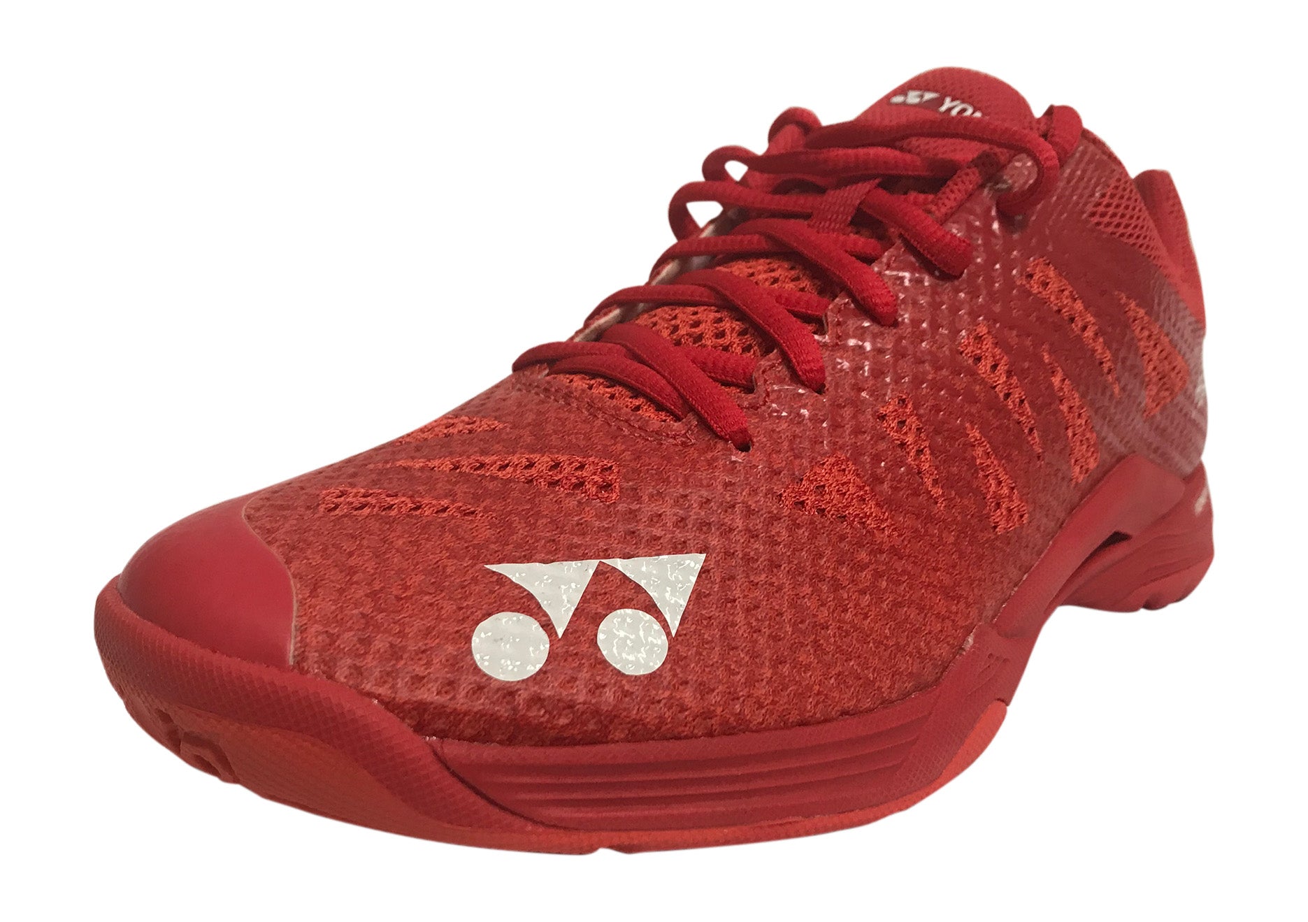 Yonex Aerus 3 MX Badminton Shoes for Men & Women - Lightweight Court Shoes with Superior Cushioning - Ideal for Competitive Play & Training - Red