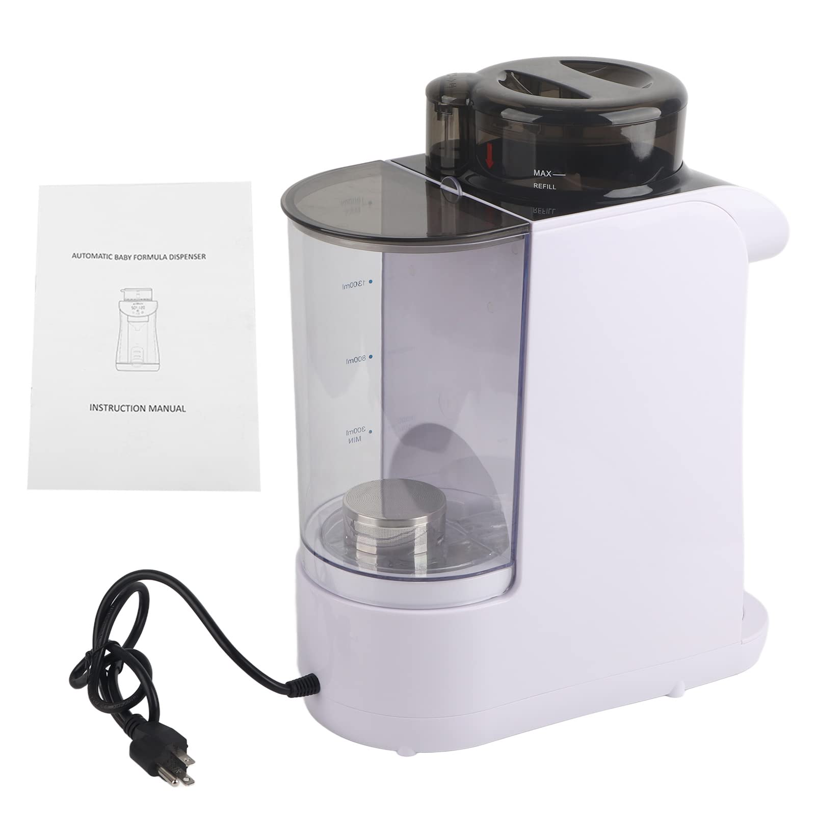 Automatic Milk Powder Mixer Maker - 1.8L 550W Intelligent Baby Formula Mixer with Frother, 50Hz US Plug (110-240V) - Perfect for Quick Milk Preparation & Coffee Frothing at Home