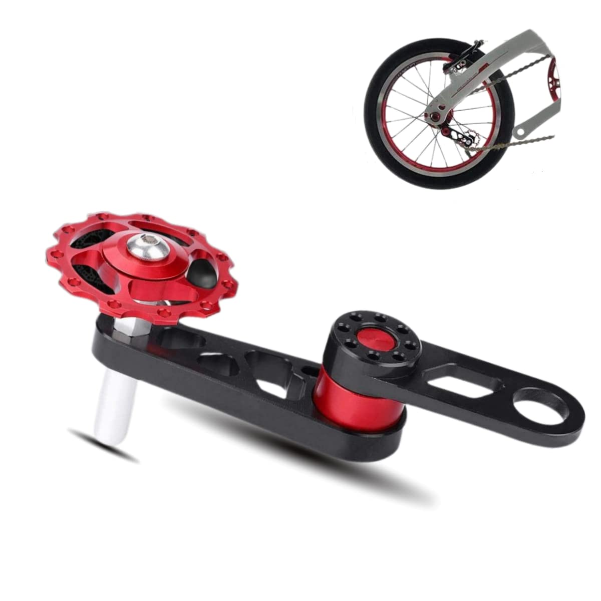 Single Speed Folding Bike Chain Stabilizer & Rear Derailleur Adjuster - Compatible with 11T/13T Rear Gears - Perfect for Urban Commuting & Compact Bike Storage