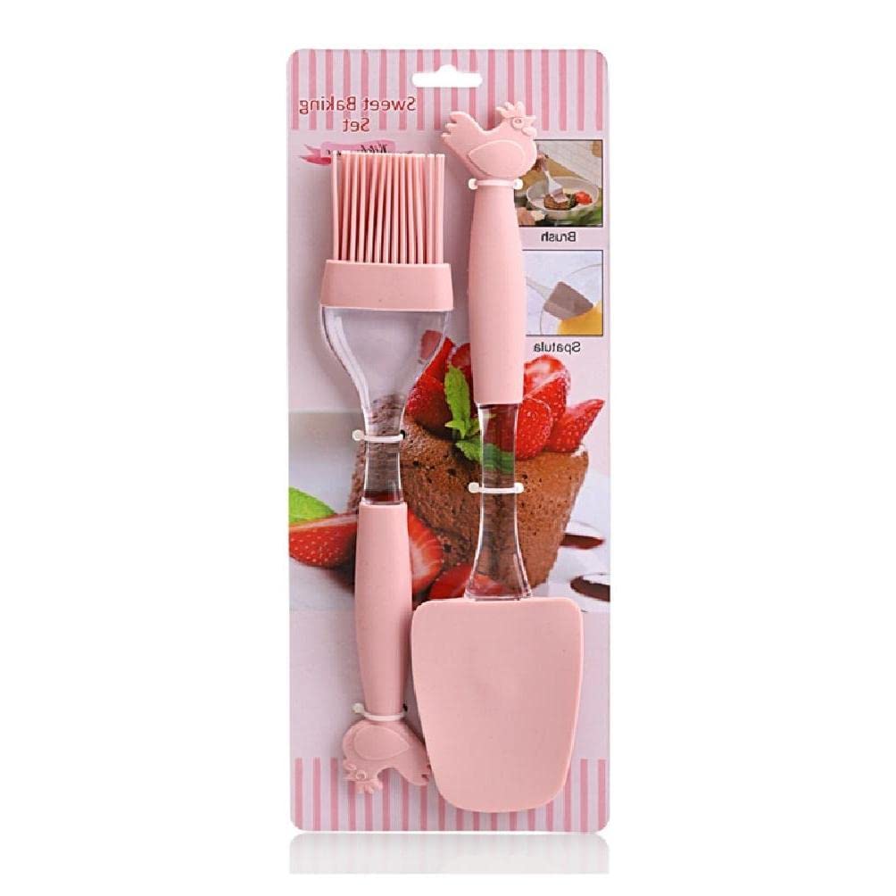 Premium Silicone Spatula Set - 5-Piece Heat Resistant Baking Tools for Cooking, Mixing & Frosting - Non-Stick Kitchen Utensils for Cakes, Cookies, Buttercream & Pastry - Perfect for Home Bakers & Professional Chefs