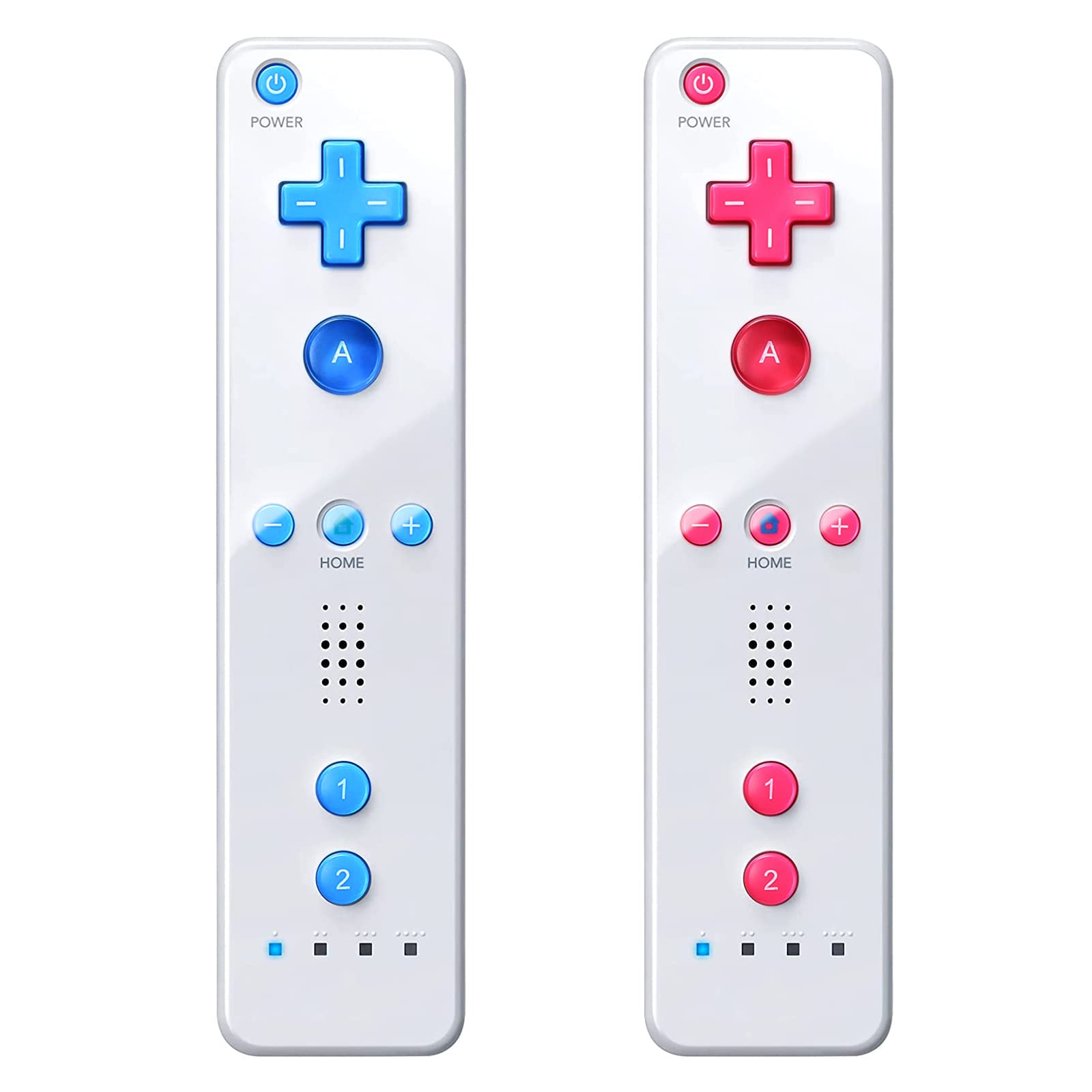 JYELUK Wii Controller 2 Pack - Compatible with Nintendo Wii - for Gaming & Family Fun
