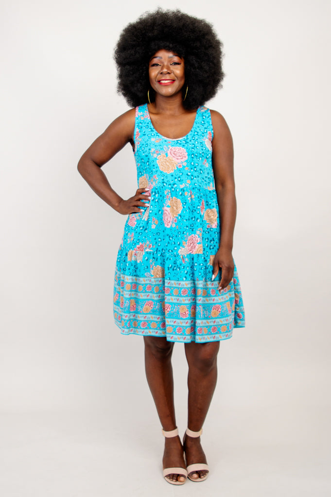 Kaya Dress - Coralie Floral Summer Dress for Women | Perfect for Beach Vacations, Weddings & Casual Outings