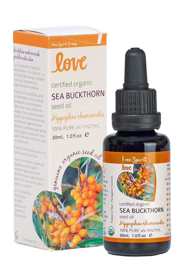 Organic Himalayan Sea Buckthorn Oil from Tibet - Pure & Natural Skincare for Face, Hair & Body - Byron Bay Love - Anti-Aging & Moisturizing Solution for Dry Skin Care Routine