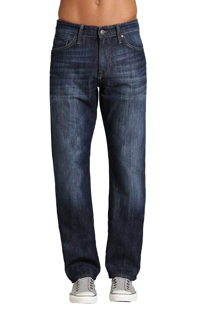 Mavi Men's Matt Classic Mid-Rise Relaxed Straight-Leg Jeans - Comfortable Casual Denim Pants for Everyday Wear & Outdoor Activities