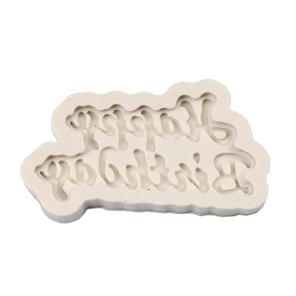 Happy Birthday Silicone Mold Set - Alphabet Letters for Chocolate, Fudge & Cake Decorating - DIY Baking Tools for Birthday Parties & Special Occasions