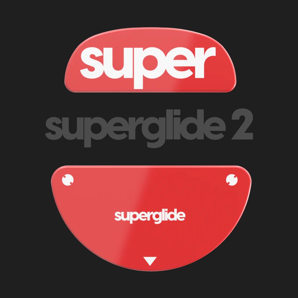 Pulsar Superglide 2 Glass Mouse Skates for Endgame Gear XM2w & XM2we - Ultra Smooth Gaming Mouse Feet for Esports & FPS Gaming