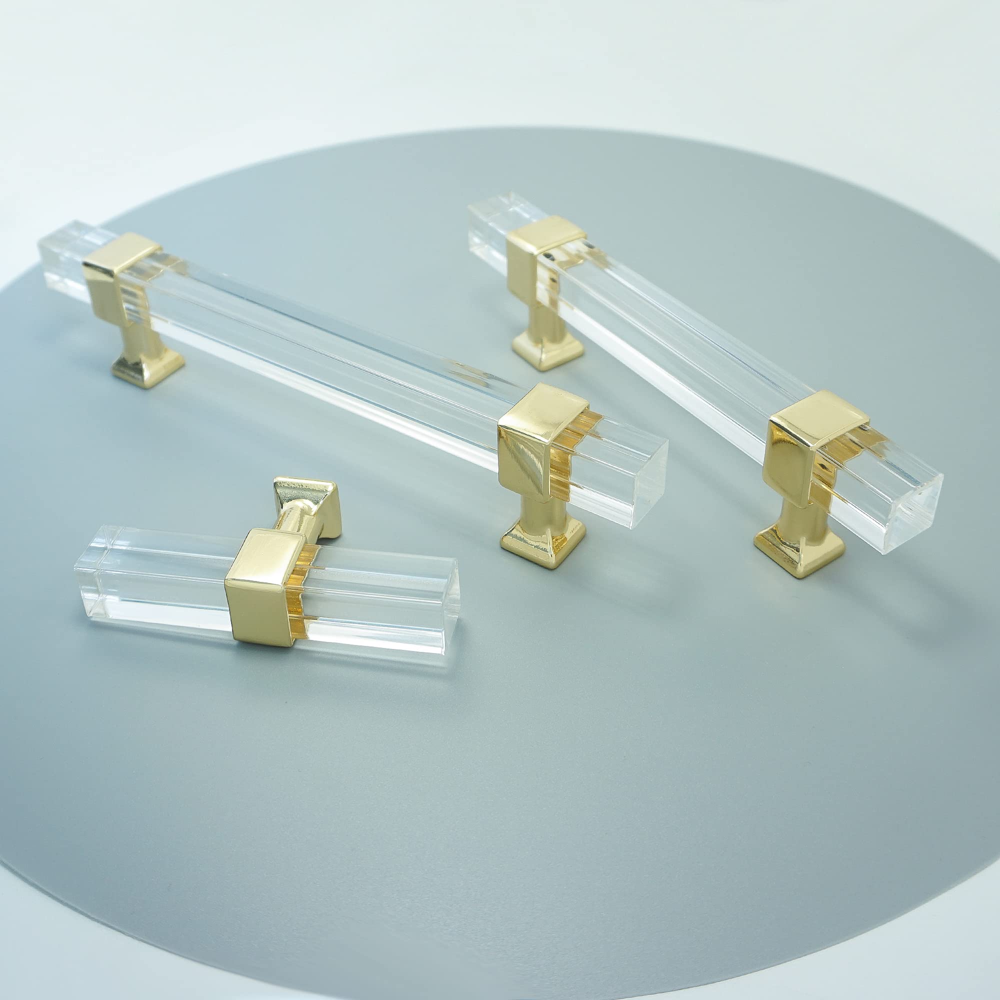 Clear Acrylic Cabinet Pulls - 7.55