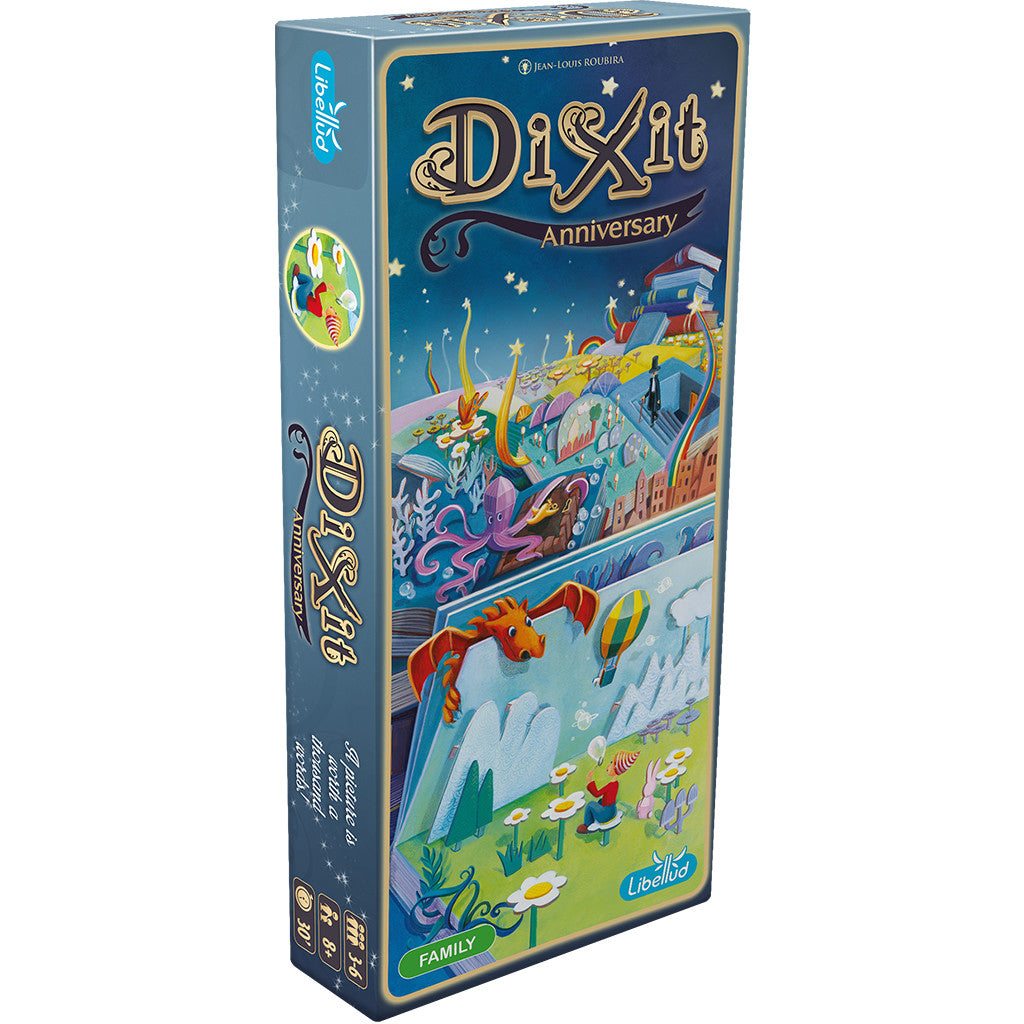 Dixit Anniversary Expansion Board Game - Creative Storytelling Card Game for Family & Friends - Perfect for Game Nights, Parties & Team Building Activities