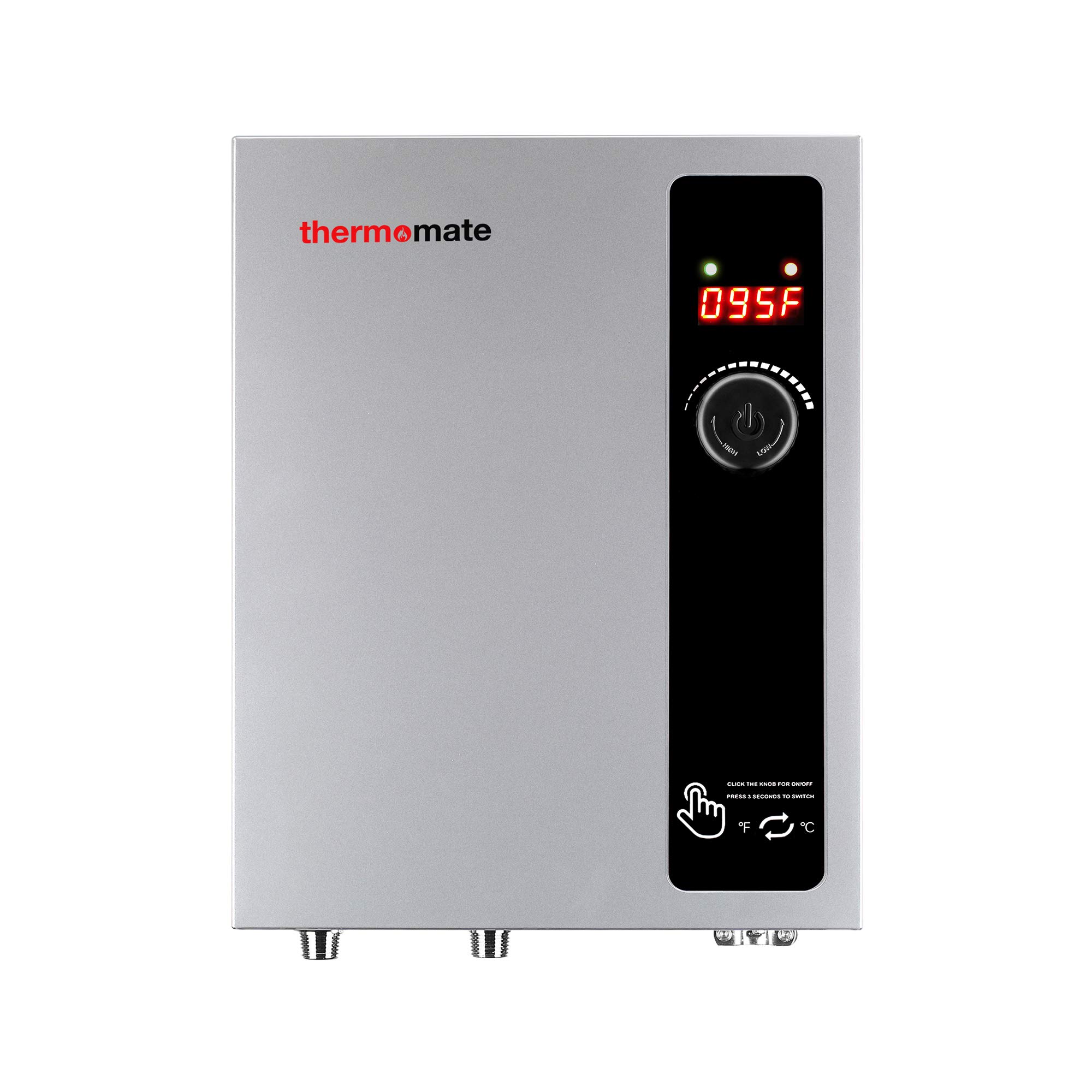 ThermoMate 11kW Electric Tankless Water Heater - 208-240V On Demand Instant Hot Water System with Self-Modulating Technology | Energy Efficient & Space Saving (2.15GPM at 35°F Rise) | Perfect for Small Homes, Apartments & RVs