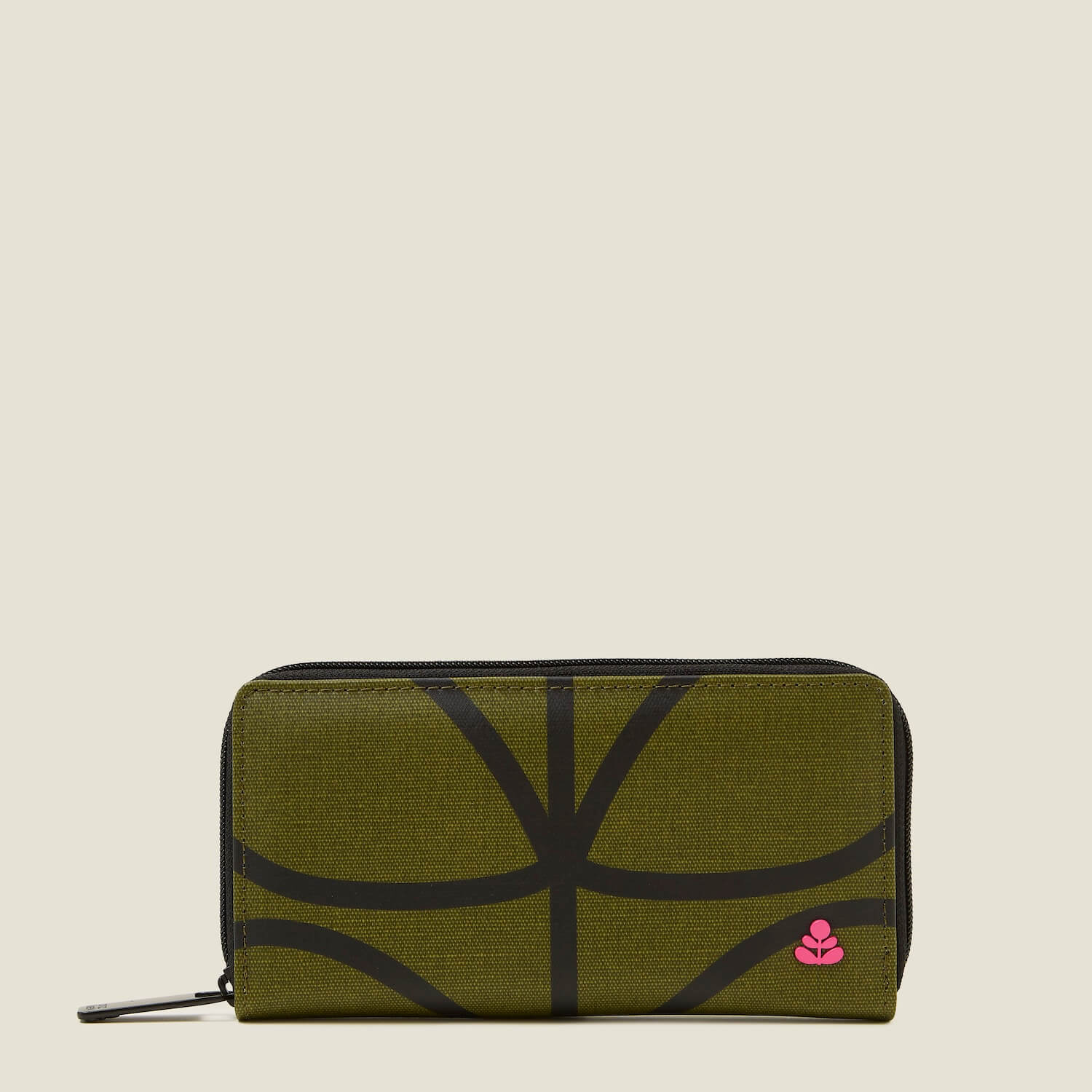 Forget Me Not Wallet - Large Linear Stem Olive Design RFID Blocking Bifold Wallet for Men and Women | Perfect for Travel, Work, and Everyday Use