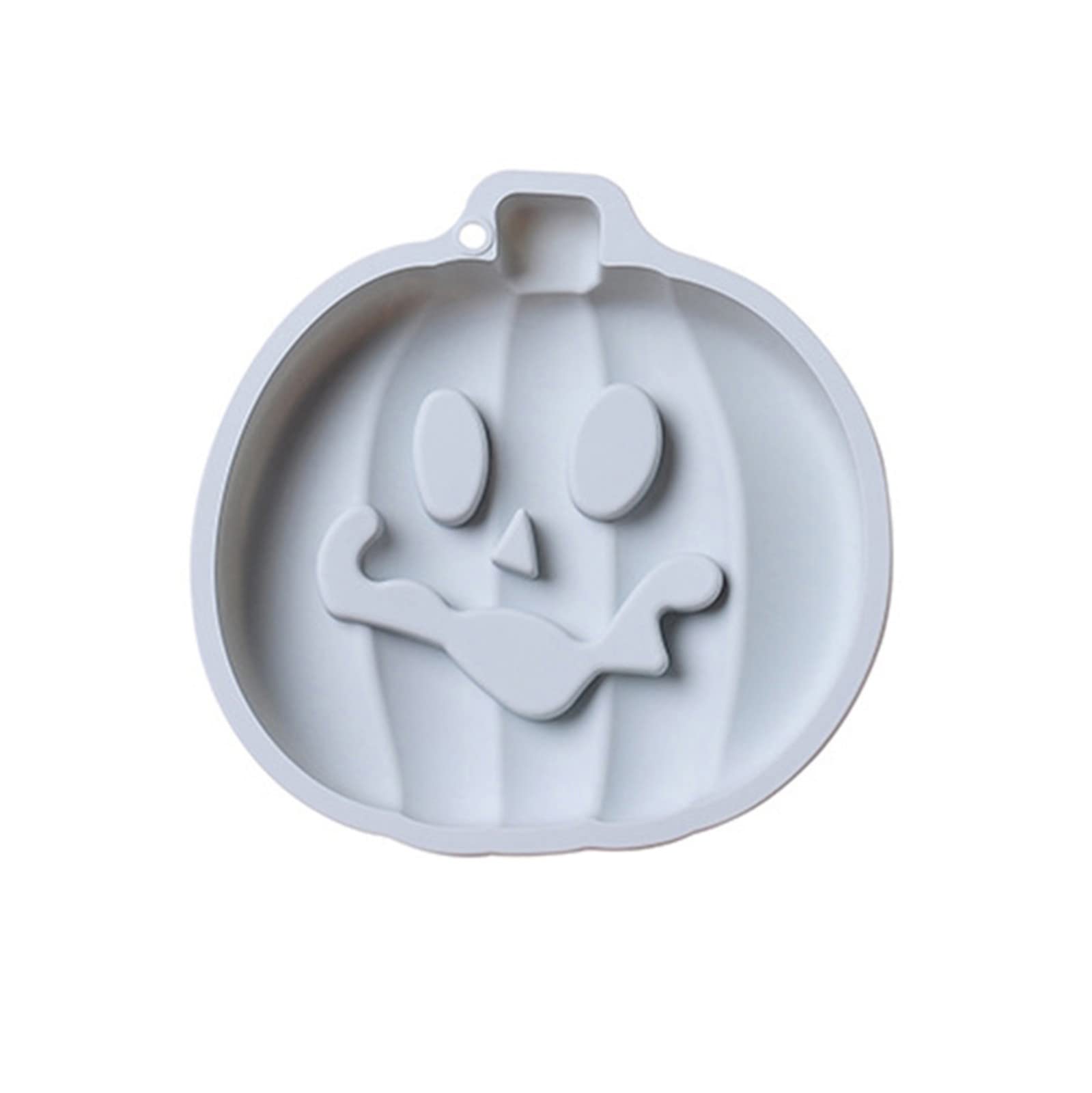 3D Silicone Halloween Evil Pumpkin Baking Mold - Non-Stick Mini DIY Chocolate, Jelly, Fondant Cake Decorating Tool for Party, Gift, Handmade Soap Making | Perfect for Halloween Treats, Cupcake Toppers & Holiday Desserts