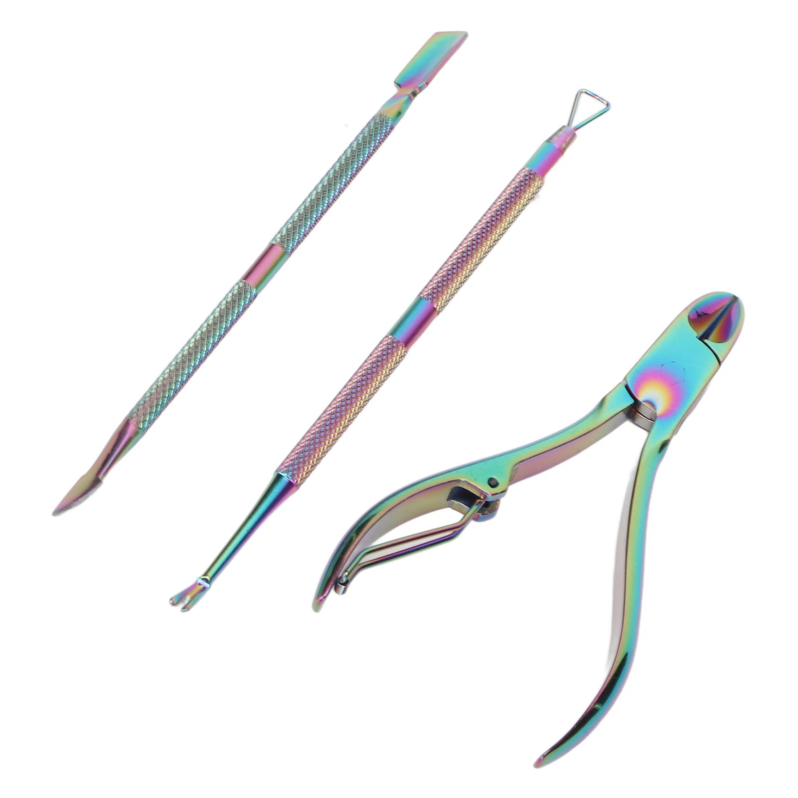 Professional Stainless Steel Cuticle Scraper & Clipper Set - Precision Nail Care Tool for Manicures, Pedicures & At-Home Grooming - Perfect for Salons, Spas & DIY Nail Enthusiasts