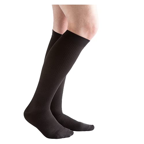 Actifi Men's 15-20 mmHg Compression Socks for Circulation & Swelling Relief - Closed Toe Dress Socks for Work, Travel & Everyday Comfort