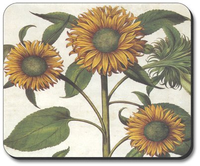 Van Gogh Sunflower Art Mouse Pad - Non-Slip Rubber Base, Large Size for Office & Gaming - Perfect for Computer Workstations & Home Desks