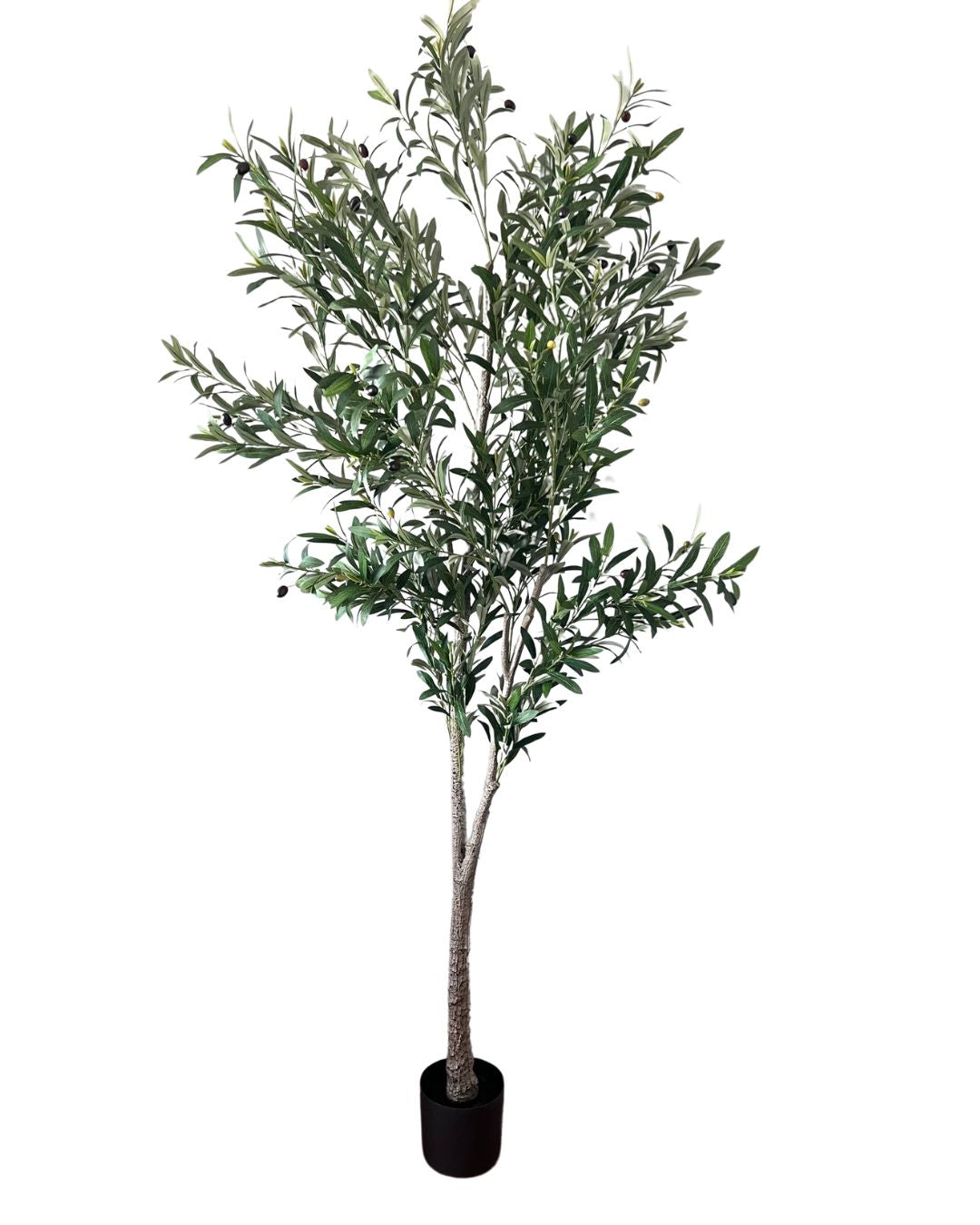 Premium 210cm Artificial Olive Tree - Lifelike Faux Olive Plant for Home & Office Decor - Perfect for Living Room, Bedroom, or Indoor Greenery