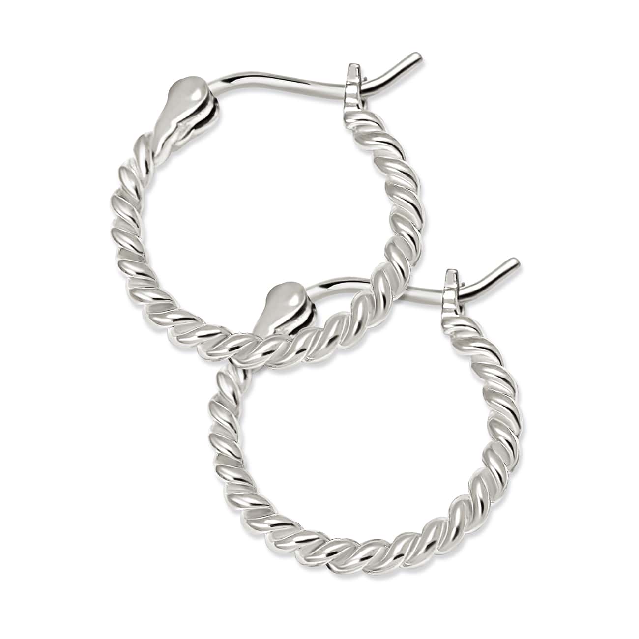 Twisted Rope Hoop Earrings for Women - Boho Chic Dangle Jewelry - Perfect for Parties, Weddings & Everyday Wear