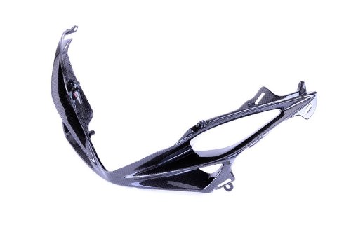 Bestem CBSU-75011-NOS Black Carbon Fiber Nose Fairing for Suzuki GSXR 600 750 (2011-2013) | Motorcycle Windshield Replacement & Racing Upgrade