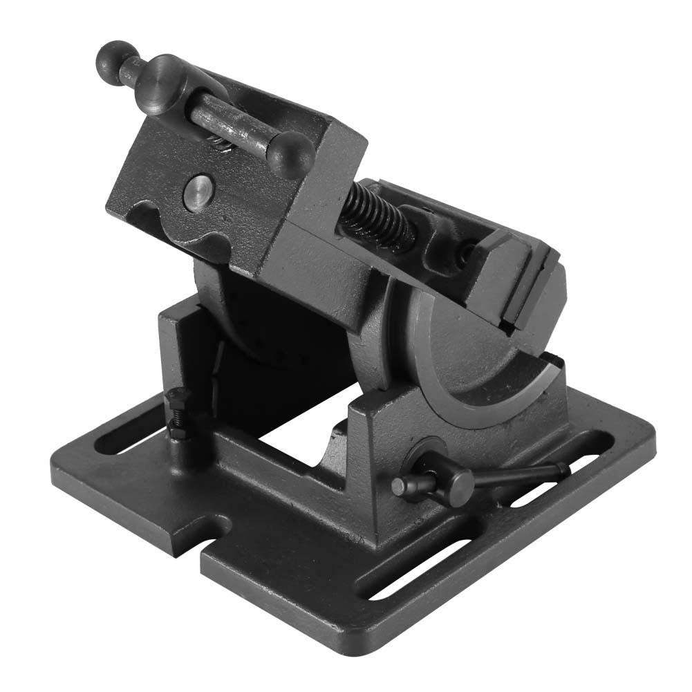 Heavy Duty 0-90° Tilting Drill Press Vise with Guide Rod - 3