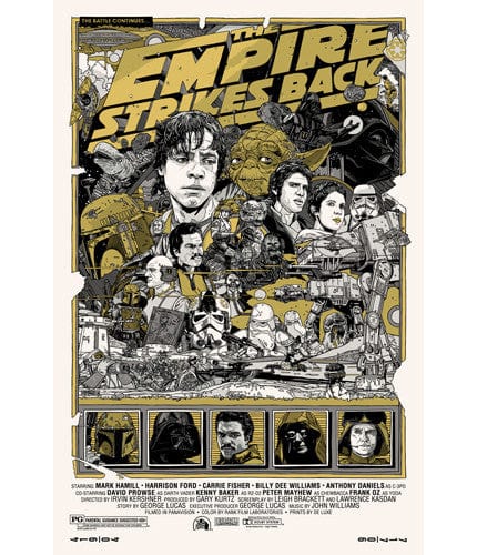 Star Wars: The Empire Strikes Back (Variant) - Classic Sci-Fi Movie for Collectors & Fans - Perfect for Home Theater & Star Wars Memorabilia Displays
