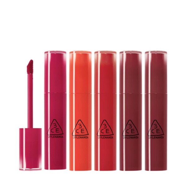 3CE Lazy Pop Lip Stain - Long Lasting Matte Liquid Lipstick (4.5g) for Everyday Wear, Date Night & Special Occasions