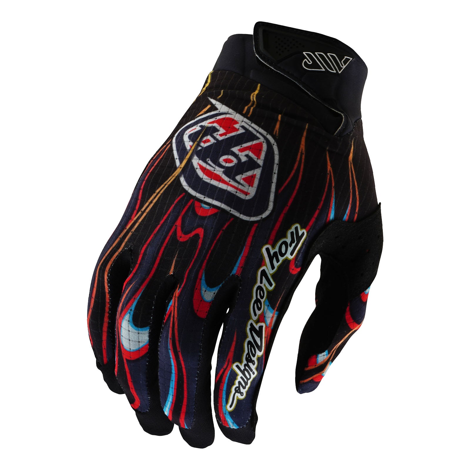 Youth Air Glove Torched Black/Red - Breathable Sports Gloves for Baseball, Football & Training - Perfect for Outdoor Activities & Gym Workouts