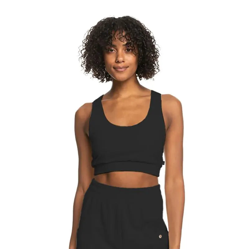 **Roxy Next Set Brami Negro - Women's Comfortable Bralette & Underwear Set for Yoga, Lounge & Everyday Wear**
