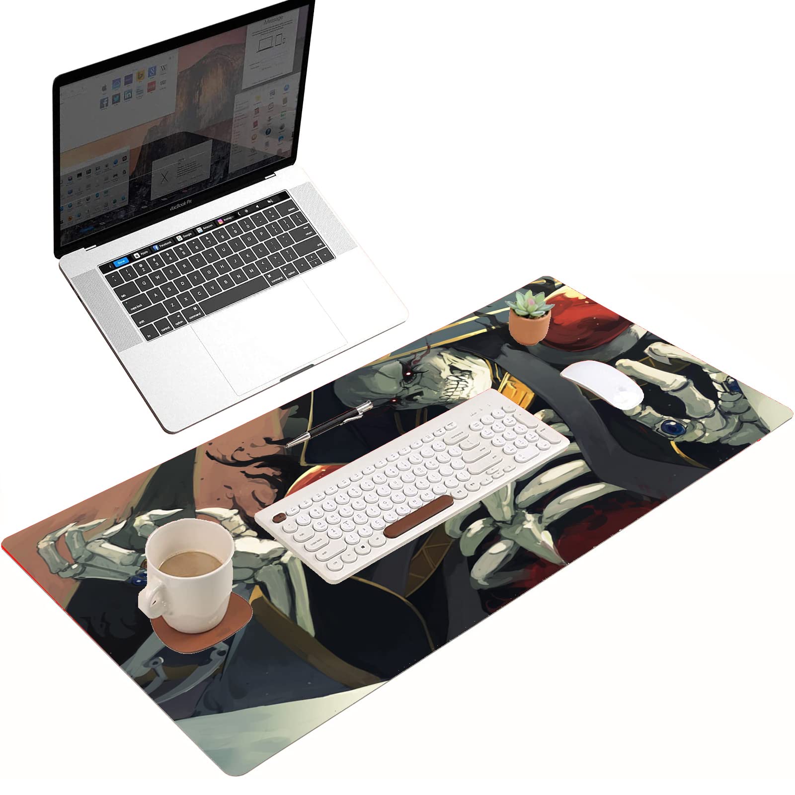 Anime Overlord Gaming Mouse Pad - XXL Non-Slip Desk Mat (31.49